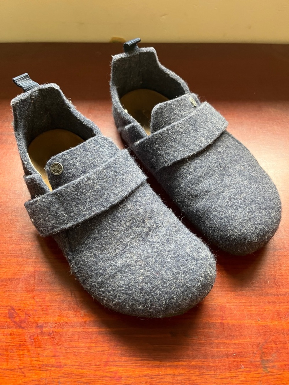 Birkenstock wool slippers